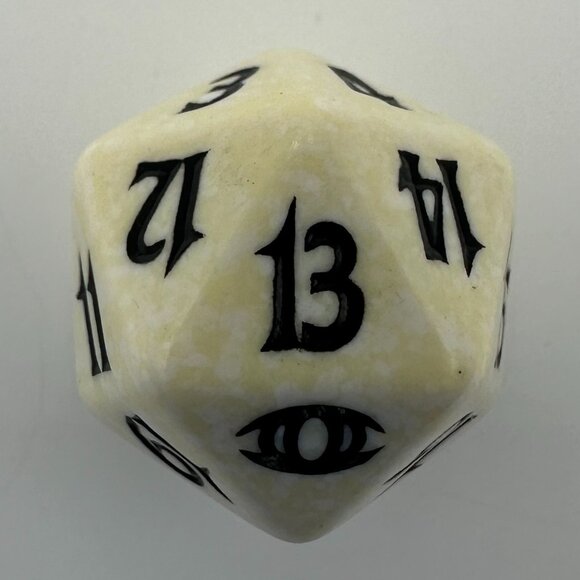 Magic The Gathering Future Sight White D20 Spindown Die - Picture 4 of 5
